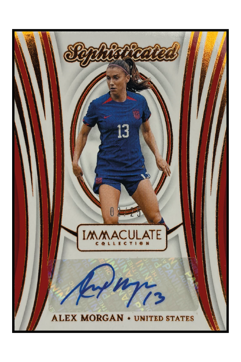 Alex Morgan Autogramm /25 – Fußball Sammelkarte