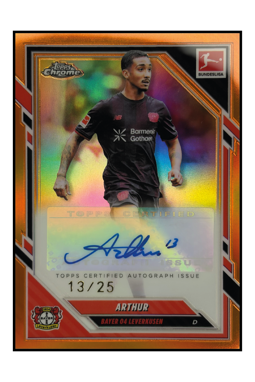 Arthur Autogramm /25 – Fußball Sammelkarte