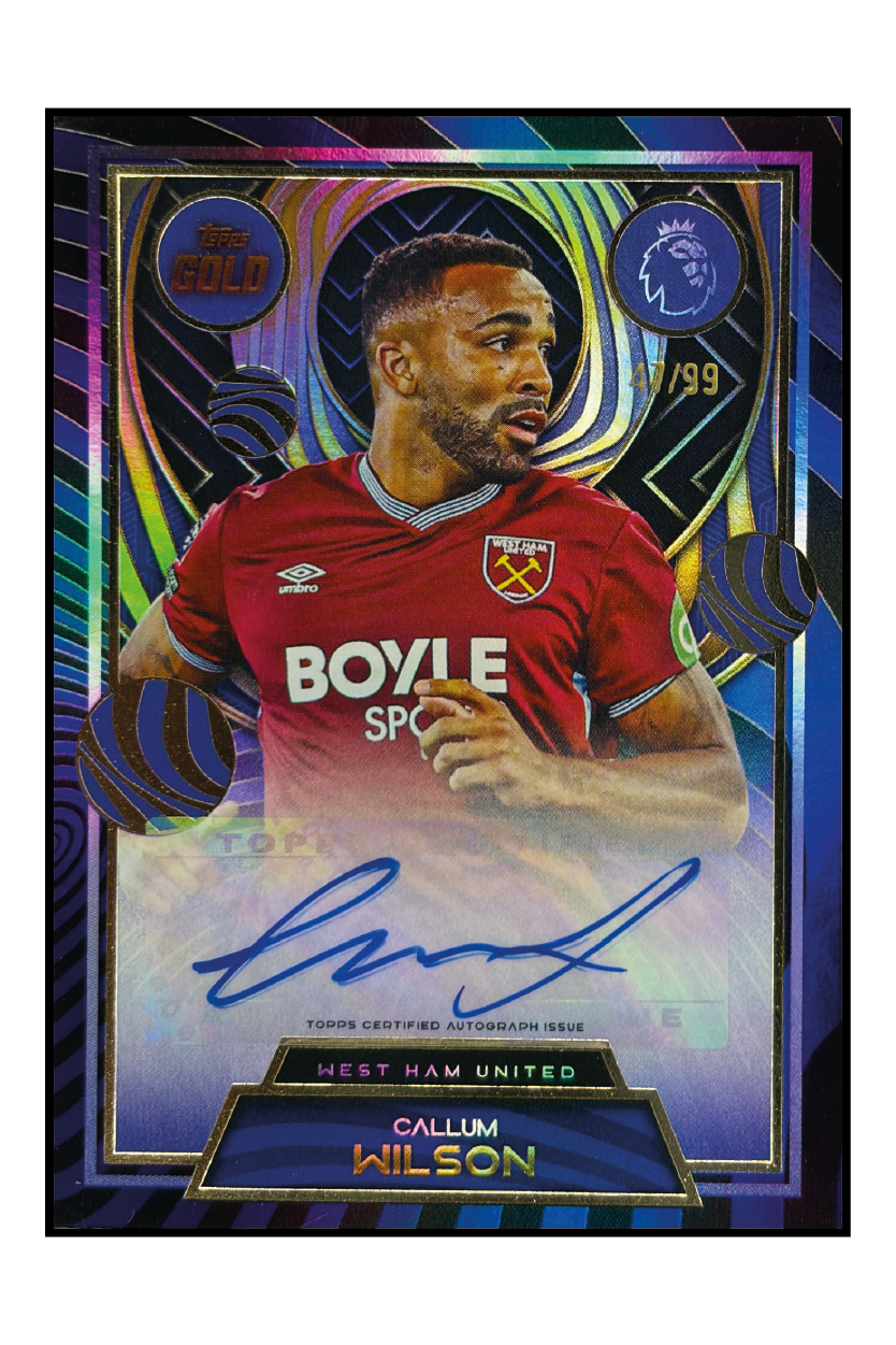 Callum Wilson Autogramm /99 – Fußball Sammelkarte