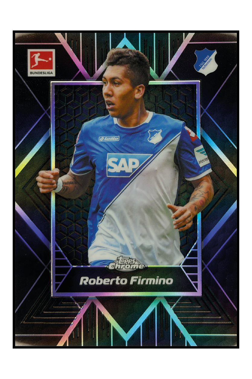 Roberto Firmino Shadow Etch – Fußball Sammelkarte