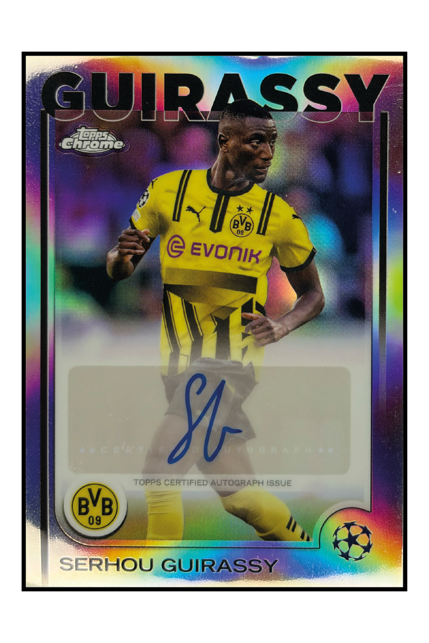 Serhou Guirassy Autogramm – Fußball Sammelkarte