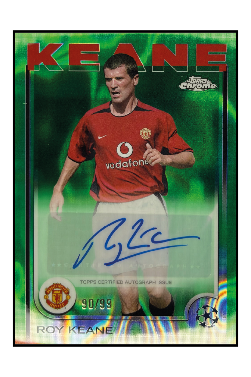 Roy Keane Autogramm /99 – Fußball Sammelkarte