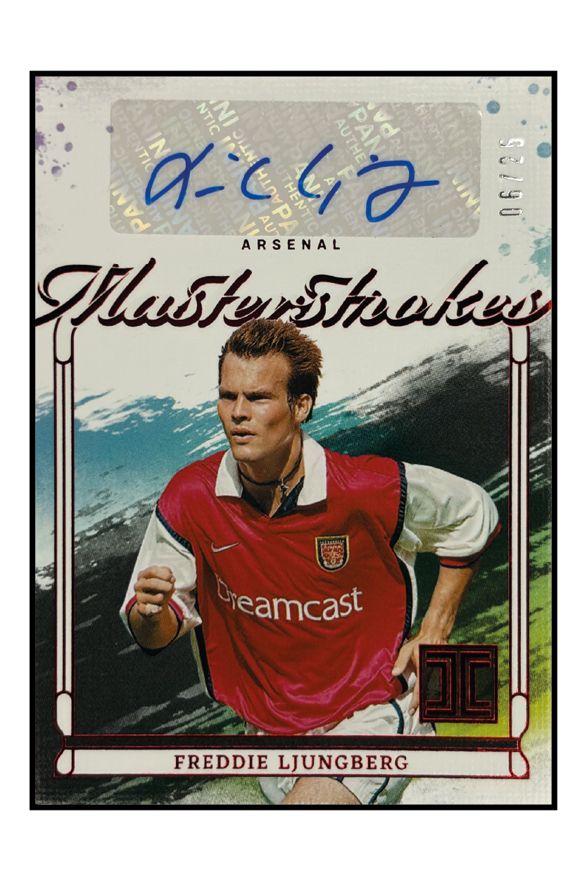 Freddie Ljungberg Autogramm /25 – Fußball Sammelkarte
