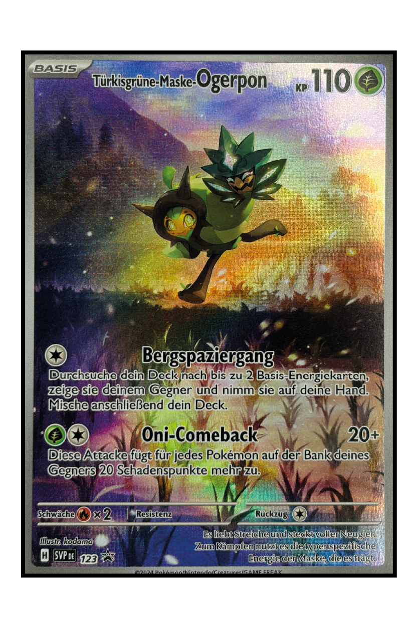 Türkisgrüne-Maske-Ogerpon (SVP 123) – Pokémonkarte
