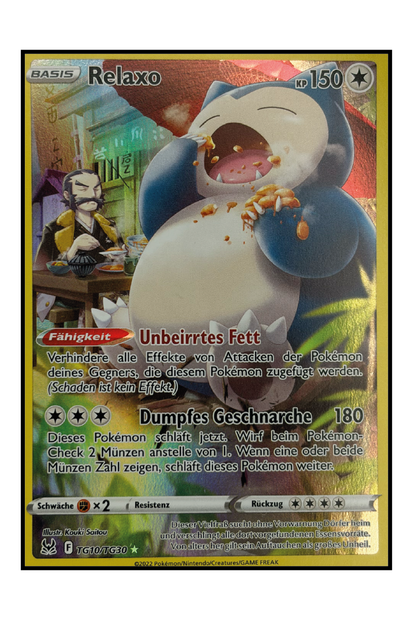 Relaxo (LOR TG10) – Illustration Rare Pokémonkarte