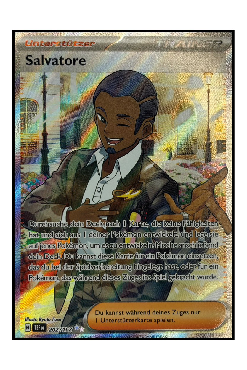 Salvatore (TEF 202) – Full Art Pokémonkarte