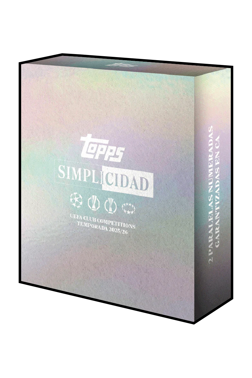 Topps UEFA Club Competitions Simplicidad 2025/26 Hobby Box