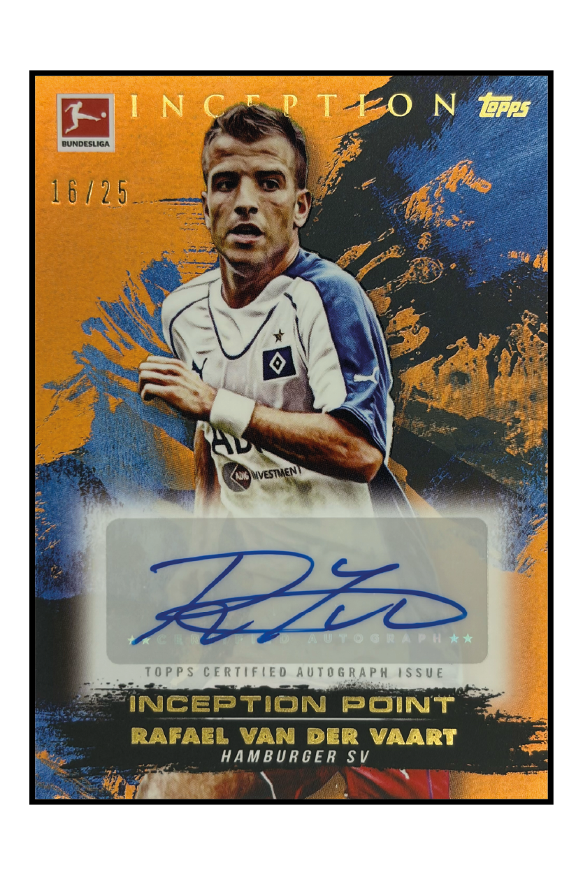 Rafael van der Vaart Autogramm /25 – Fußball Sammelkarte