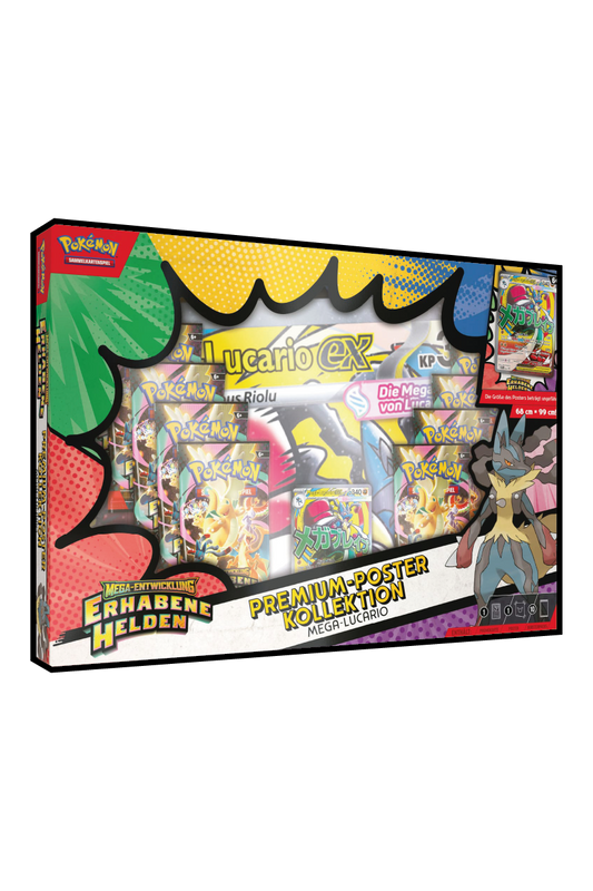 Erhabene Helden - Mega Lucario Premium-Poster Kollektion