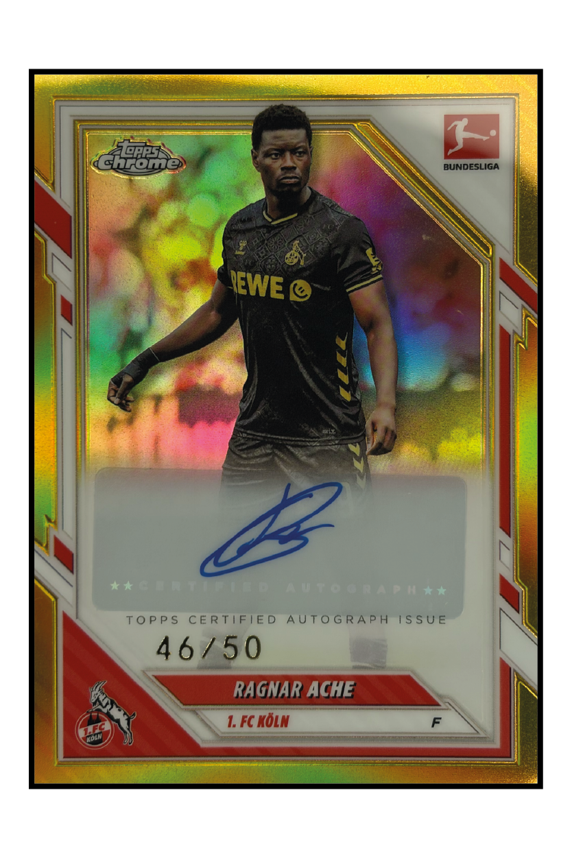 Ragnar Ache Autogram /50 – Fußball Sammelkarte