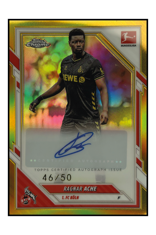 Ragnar Ache Autogram /50 – Fußball Sammelkarte