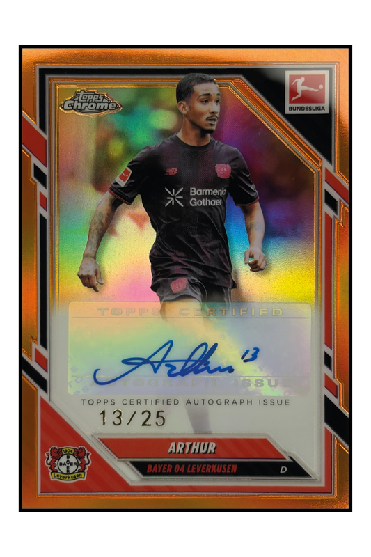 Arthur Autogramm /25 – Fußball Sammelkarte