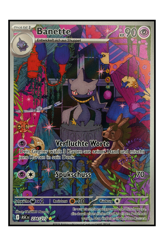 Banette (ASC 234) – Illustration Rare Pokémonkarte