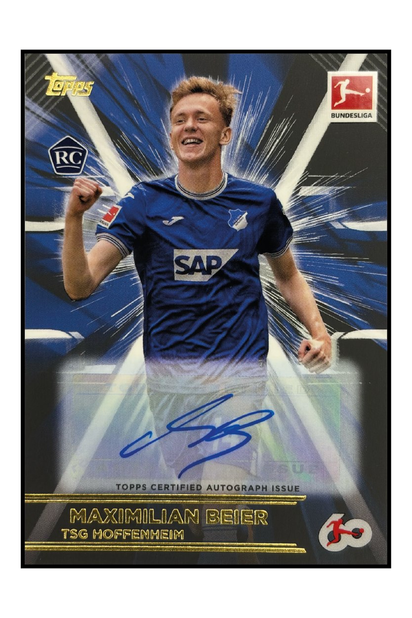 Maximilian Beier Rookie Autogramm – Fußball Sammelkarte