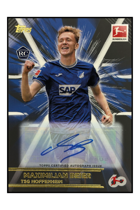 Maximilian Beier Rookie Autogramm – Fußball Sammelkarte