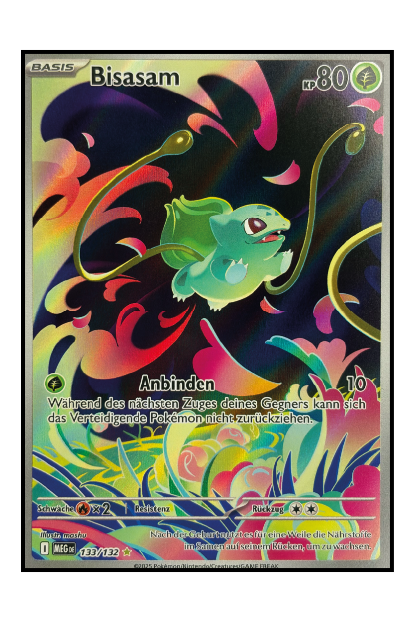 Bisasam (MEG 133) – Illustration Rare Pokémonkarte