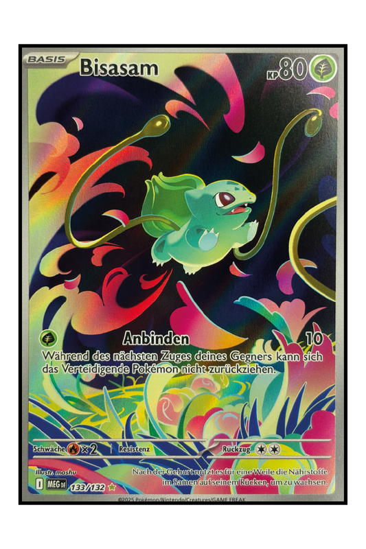 Bisasam (MEG 133) – Illustration Rare Pokémonkarte