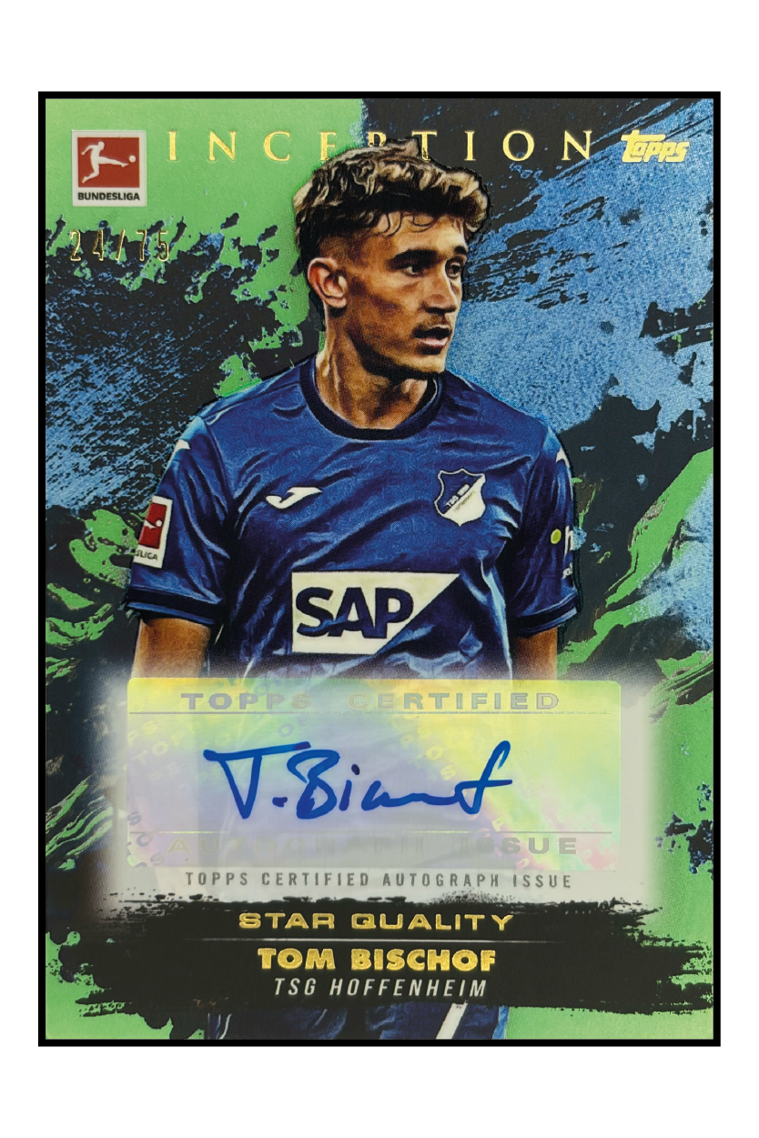 Tom Bischof Autogramm /75 – Fußball Sammelkarte