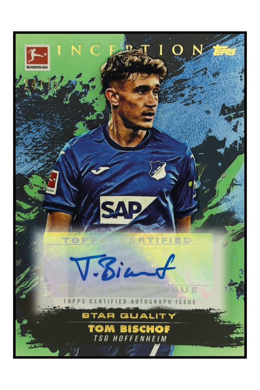 Tom Bischof Autogramm /75 – Fußball Sammelkarte
