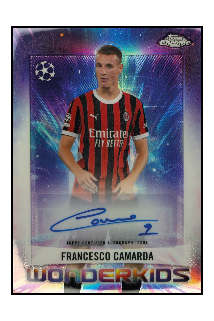 Francesco Camarda Autogramm – Fußball Sammelkarte