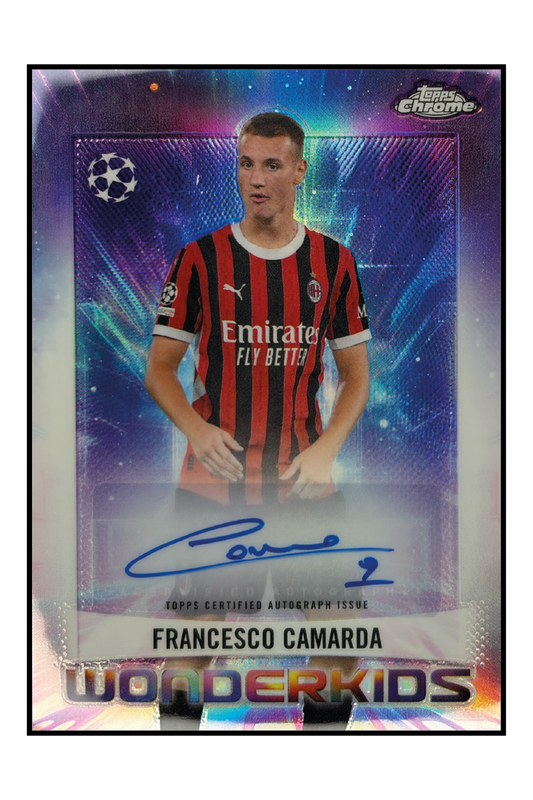 Francesco Camarda Autogramm – Fußball Sammelkarte