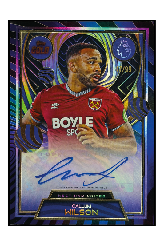 Callum Wilson Autogramm /99 – Fußball Sammelkarte
