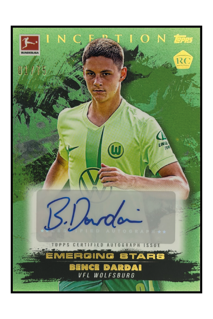 Bence Dardai Rookie Autogramm /75 – Fußball Sammelkarte