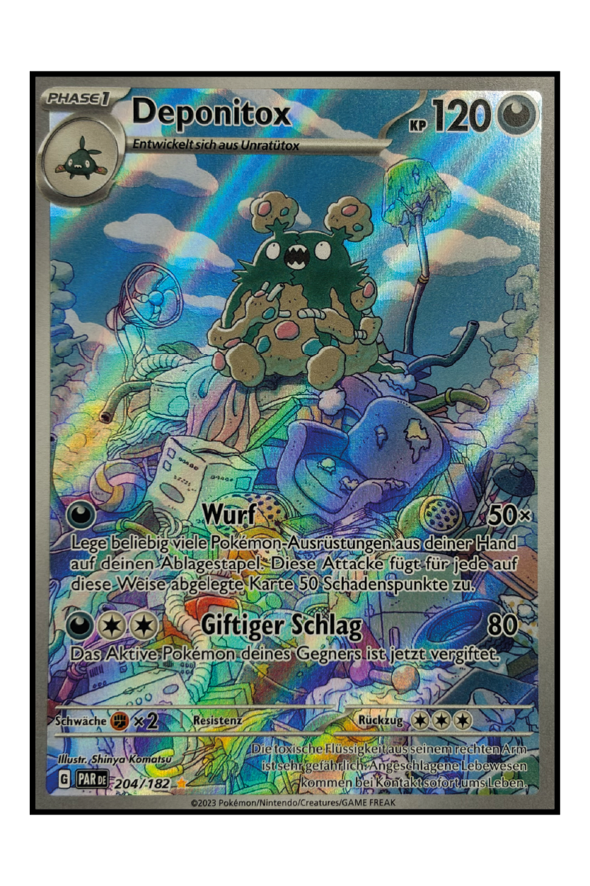 Deponitox (PAR 204) – Illustration Rare Pokémonkarte