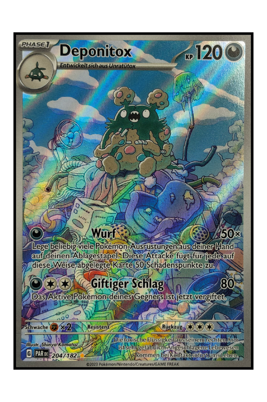 Deponitox (PAR 204) – Illustration Rare Pokémonkarte
