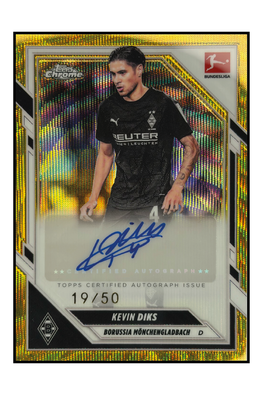 Kevin Diks Autogramm /50 – Fußball Sammelkarte