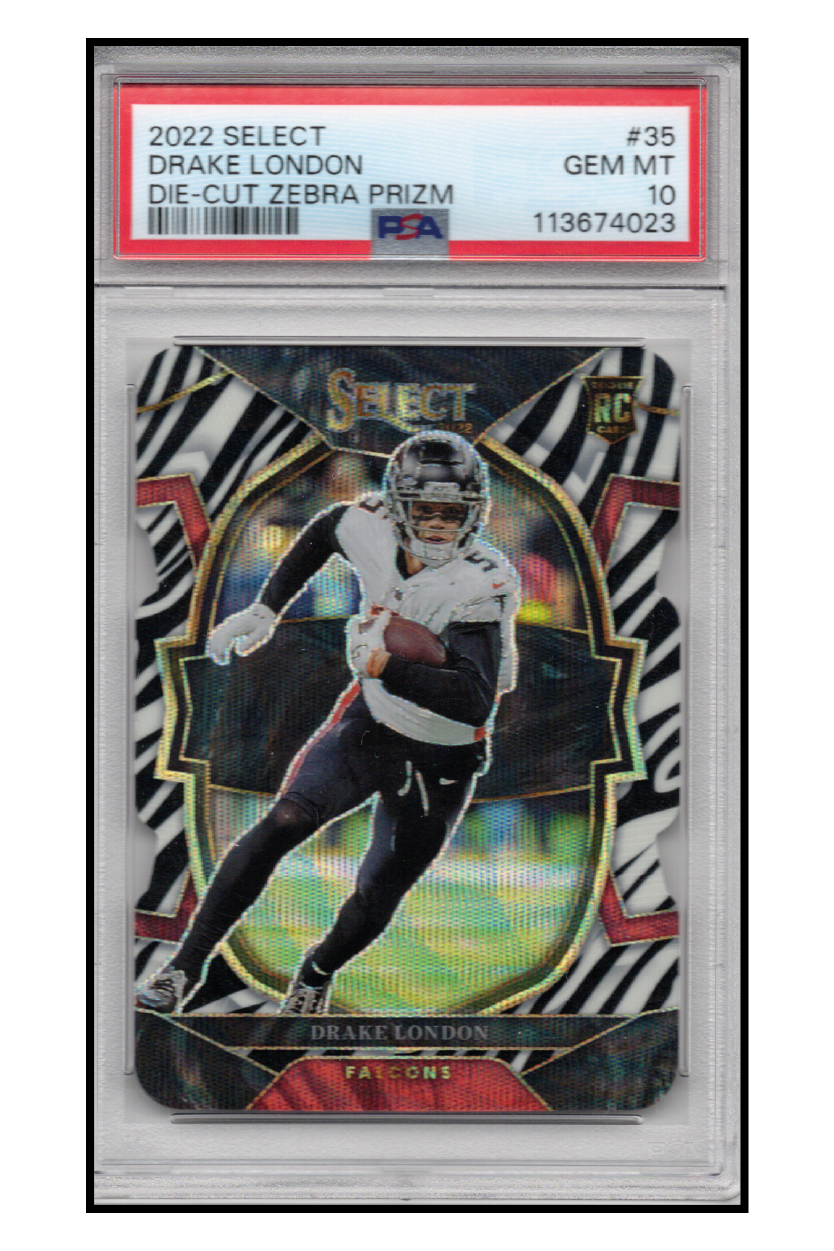 Drake London Rookie PSA 10 – Sammelkarte