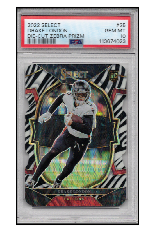 Drake London Rookie PSA 10 – Sammelkarte