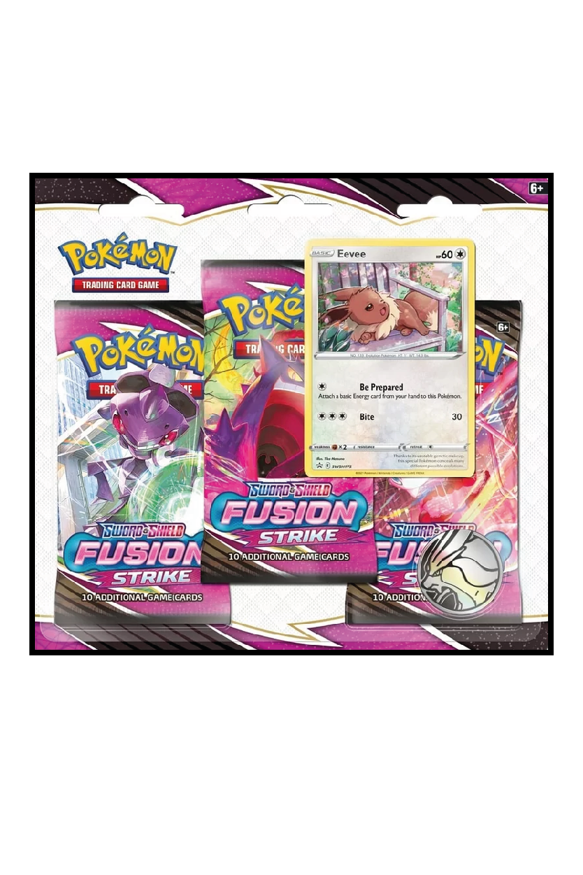 Fusion Strike - Eevee 3-Pack Blister