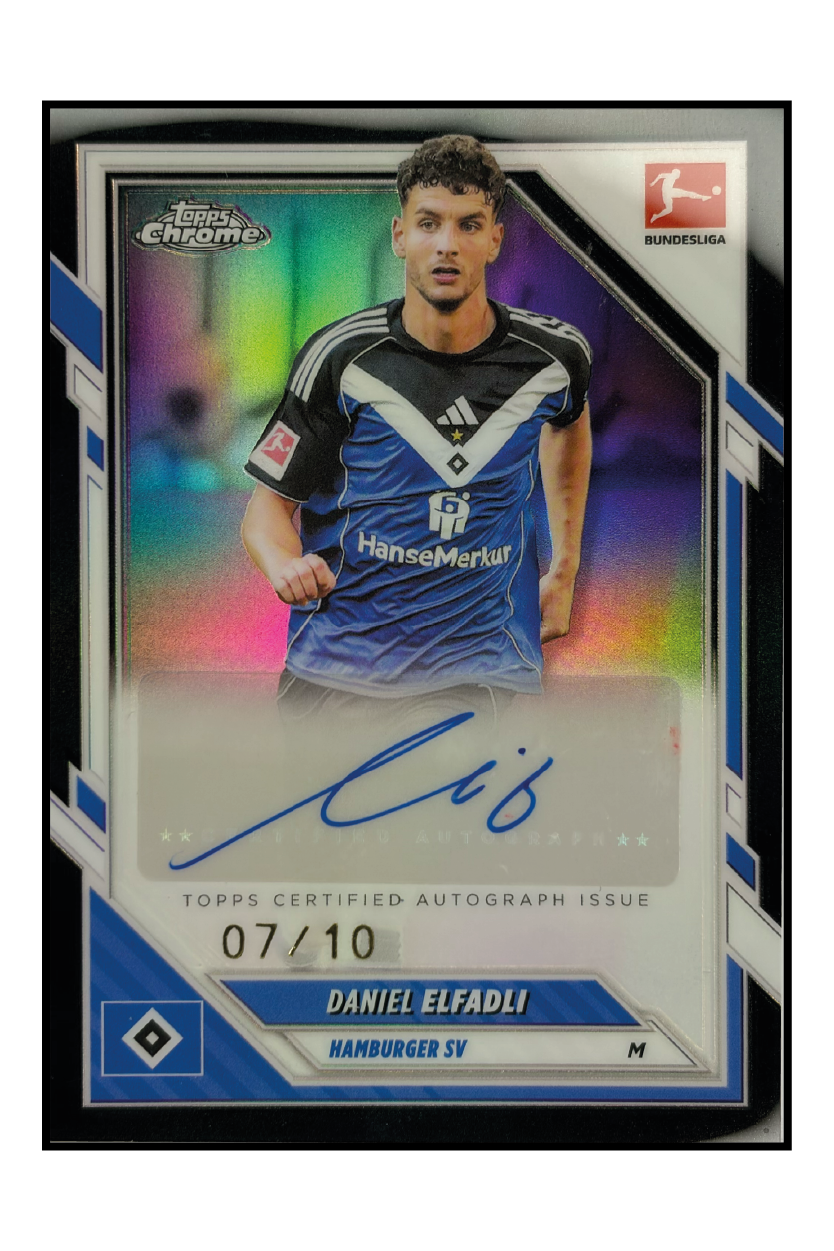 Daniel Elfadli Autogramm /10 – Fußball Sammelkarte