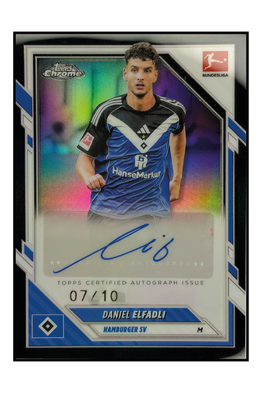 Daniel Elfadli Autogramm /10 – Fußball Sammelkarte
