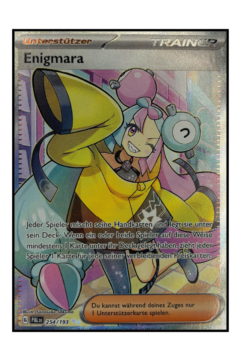 Enigmara (PAL 254) – Illustration Rare Pokémonkarte