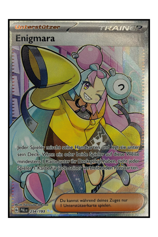 Enigmara (PAL 254) – Illustration Rare Pokémonkarte