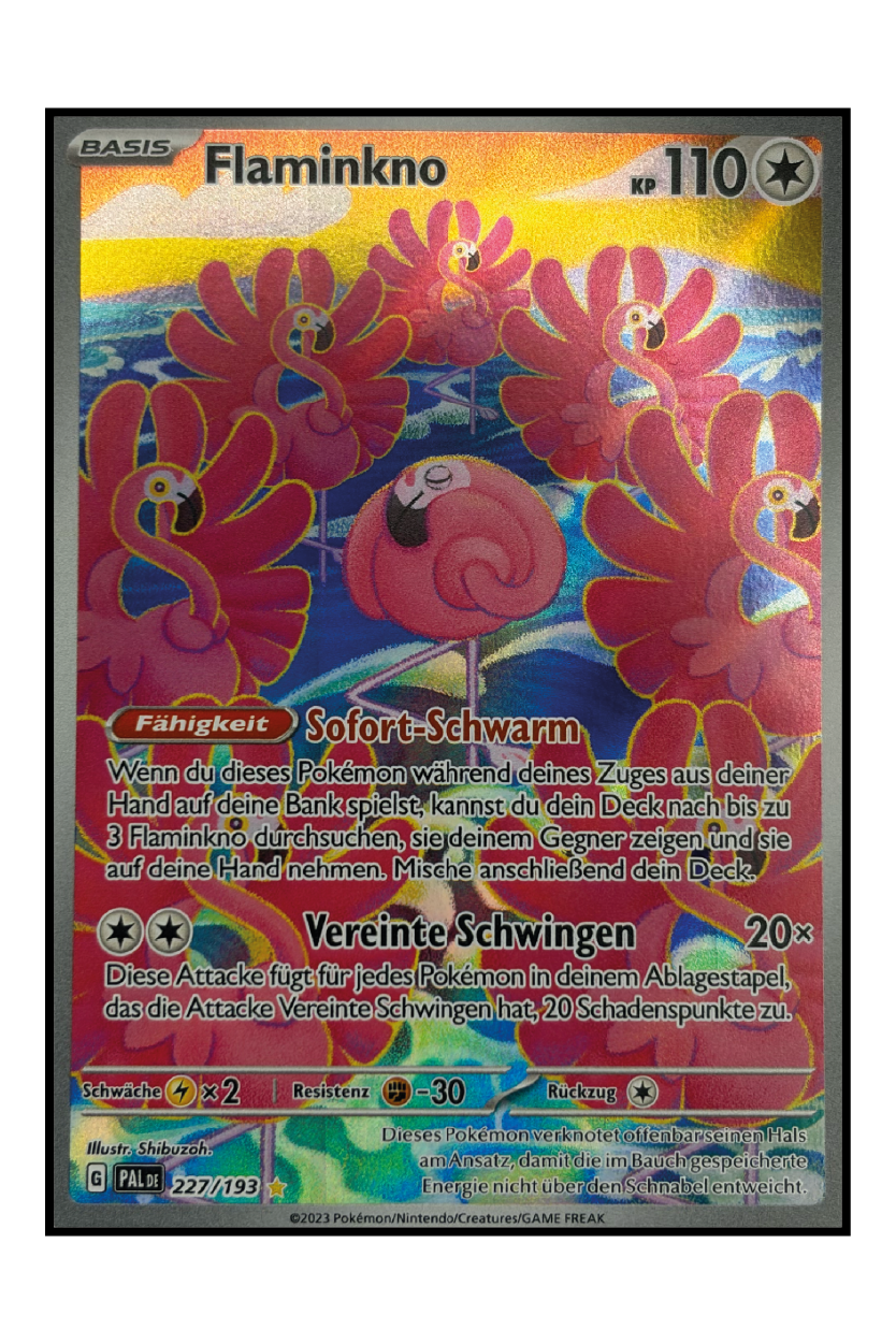 Flaminkno (PAL 227) – Illustration Rare Pokémonkarte