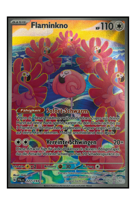 Flaminkno (PAL 227) – Illustration Rare Pokémonkarte