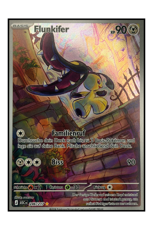 Flunkifer (ASC 246) – Illustration Rare Pokémonkarte