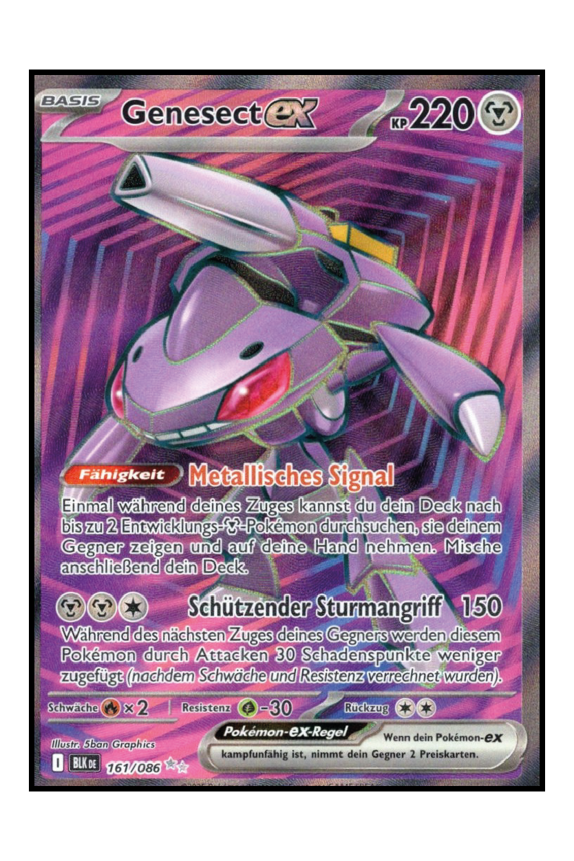 Genesect ex (BLK 161)
