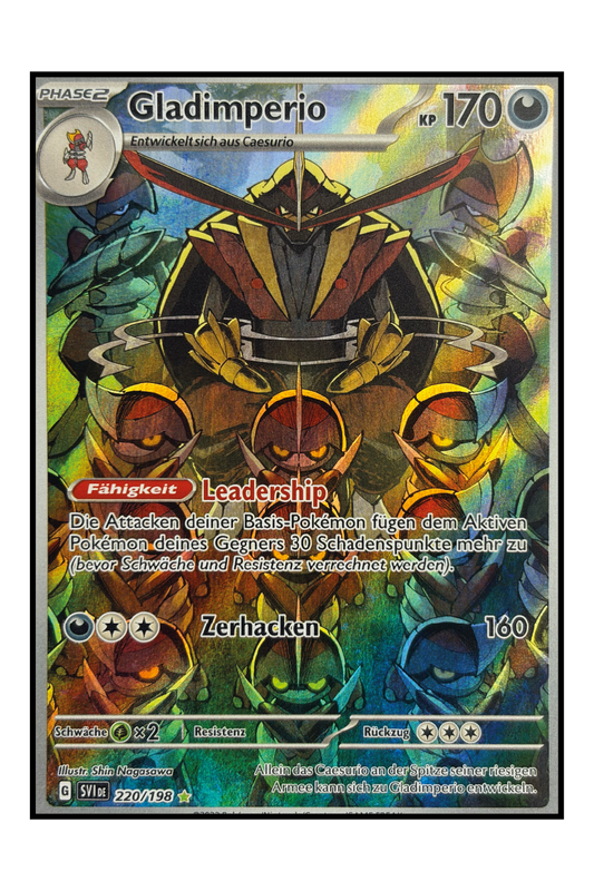 Gladimperio (SVI 220) – Illustration Rare Pokémonkarte