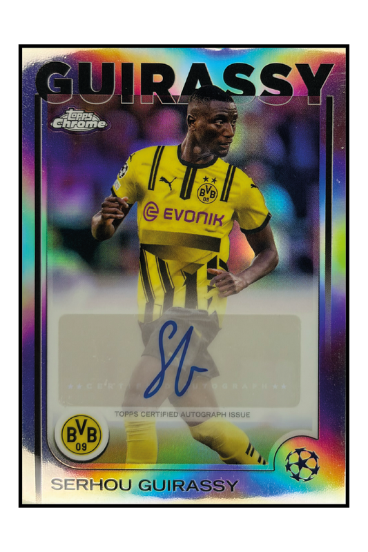 Serhou Guirassy Autogramm – Fußball Sammelkarte