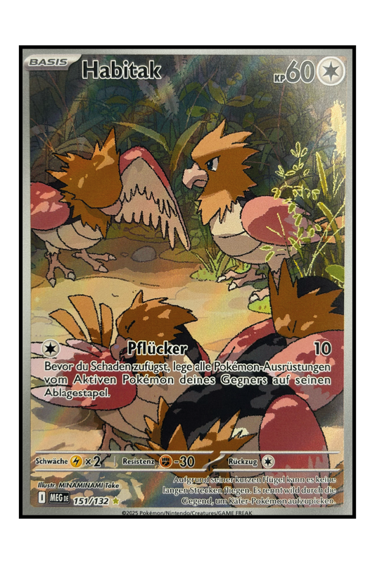 Habitak (MEG 151) – Illustration Rare Pokémonkarte