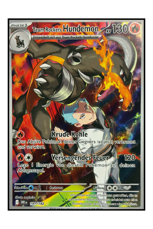 Team Rockets Hundemon (DRI 191) – Illustration Rare Pokémonkarte