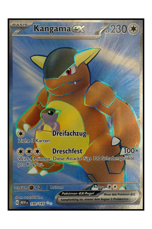 Kangama ex (MEW 190) – Full Art Pokémonkarte