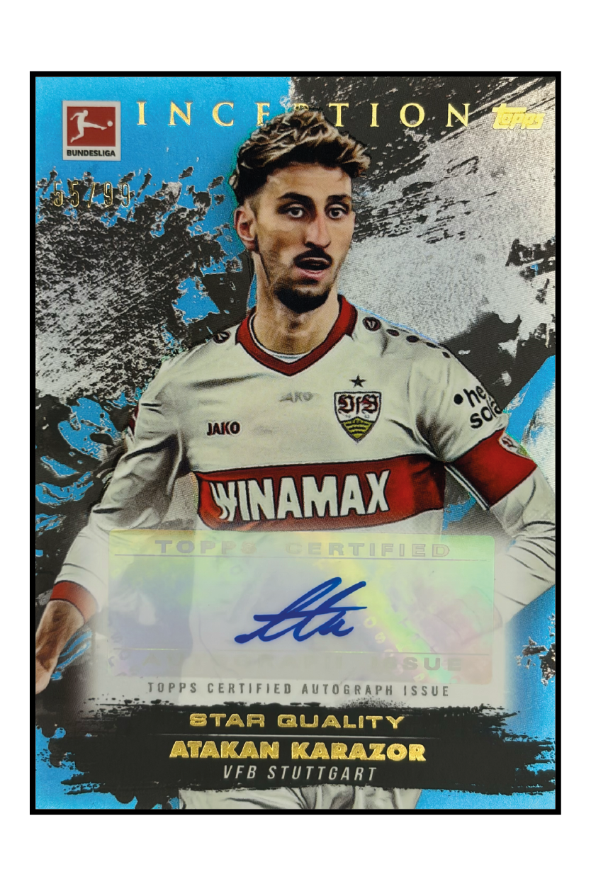 Atakan Karazor Autogramm /99 – Fußball Sammelkarte