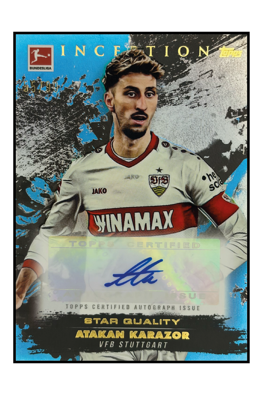 Atakan Karazor Autogramm /99 – Fußball Sammelkarte