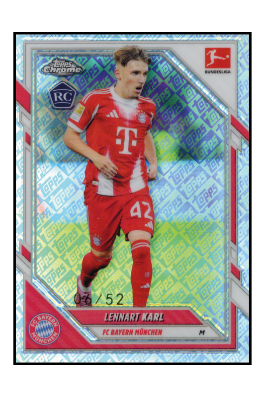 Lennart Karl Rookie /52 – Fußball Sammelkarte