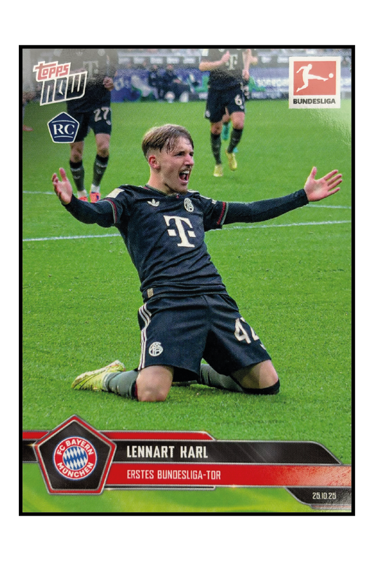 Topps Now - Lennart Karl – Fußball Sammelkarte